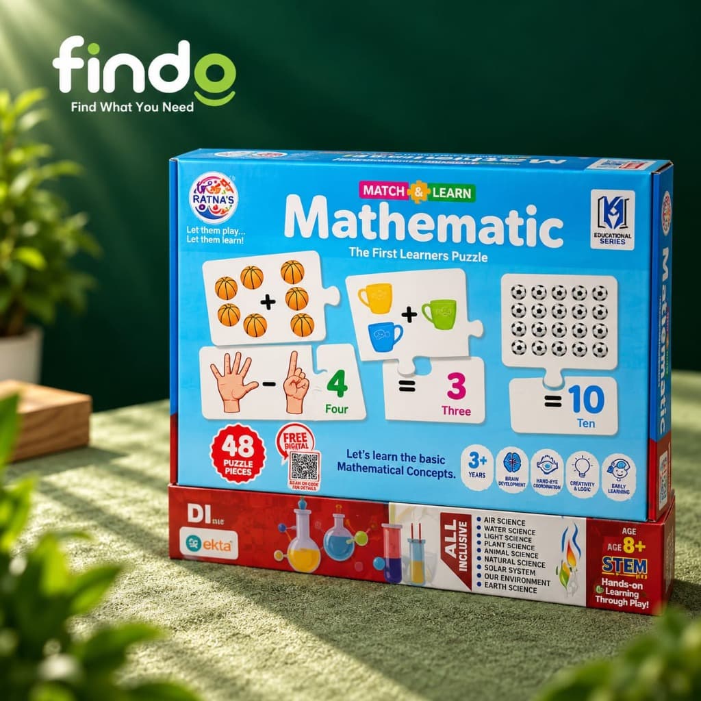 Ratna's Match & Learn Mathematic Puzzle Kit